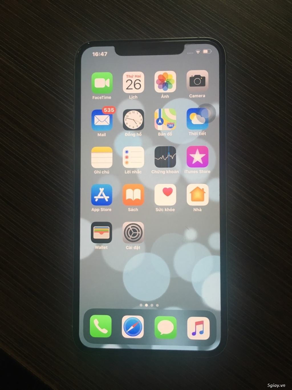 Iphone pro max silver 256gb bản za | 5giay